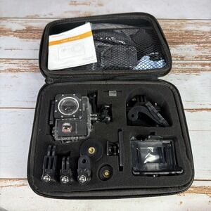 Apeman Action Camera Model A60 1080P Full HD Black & Underwater Accessories BRD